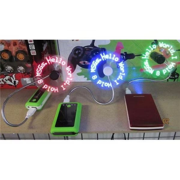 Azimport LED Fan Red 12 in. USB LED Fan - Red, Azimport, Mfr#: LED Fan Red